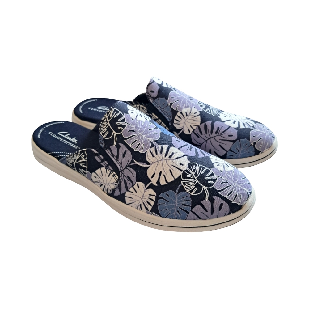 Clarks Cloudsteppers Breeze Shore Mule Slip Ons Women's Shoes New Size 9.5 N - Picture 9 of 11